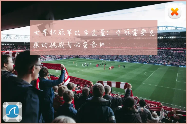 世界杯冠军的含金量：夺冠需要克服的挑战与必备条件